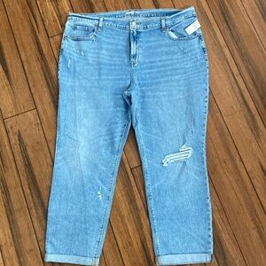 Old Navy Sz 18 new Boyfriend mid-rise jean